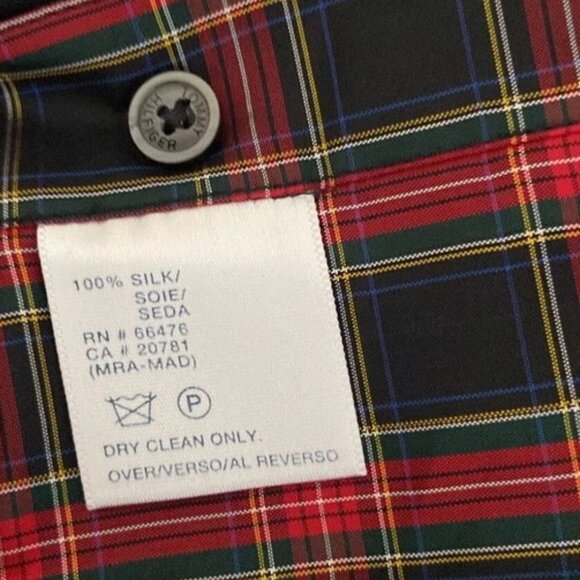 Tommy Hilfiger Structured Silk Women’s Button Up Size 8 shirt blouse - Picture 3 of 12